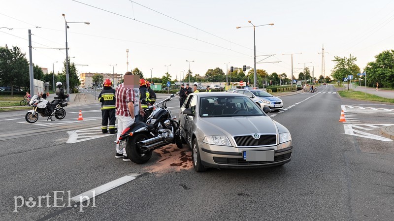 Wjechał w motocyklistę zdjęcie nr 176706