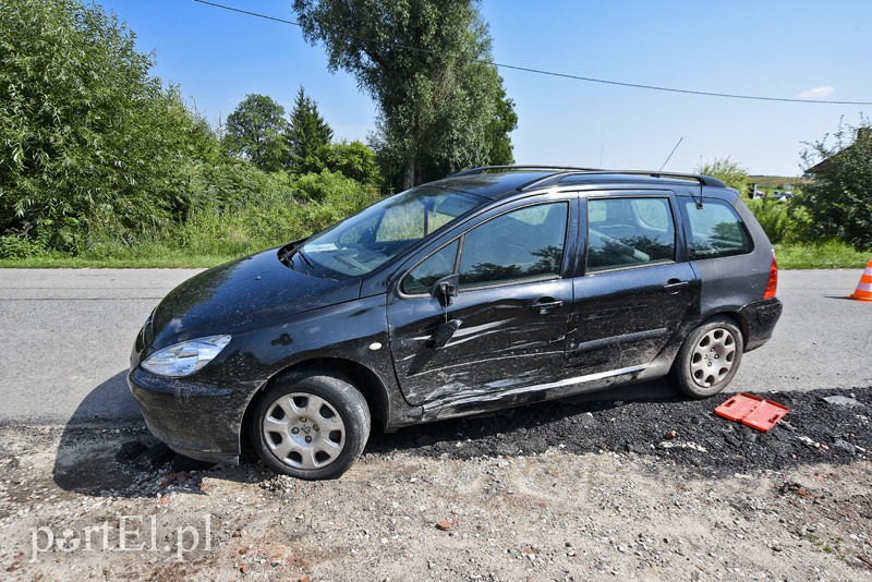 Zderzenie motocyklisty z peugeotem zdjęcie nr 181665