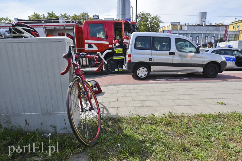 Potrącenie rowerzysty na ul. Browarnej zdjęcie nr 182366