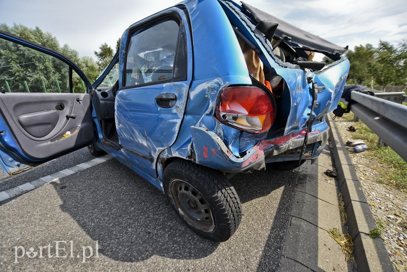 Daewoo dachowało na obwodnicy zdjęcie nr 182572