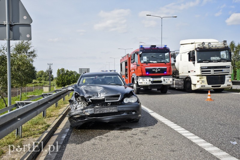 Daewoo dachowało na obwodnicy zdjęcie nr 182582