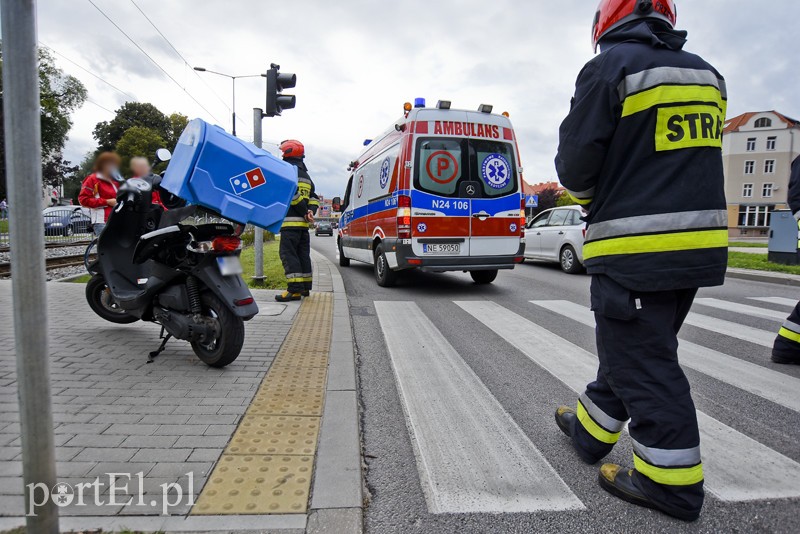 Potrącenie motorowerzysty, sprawca zbiegł zdjęcie nr 183335