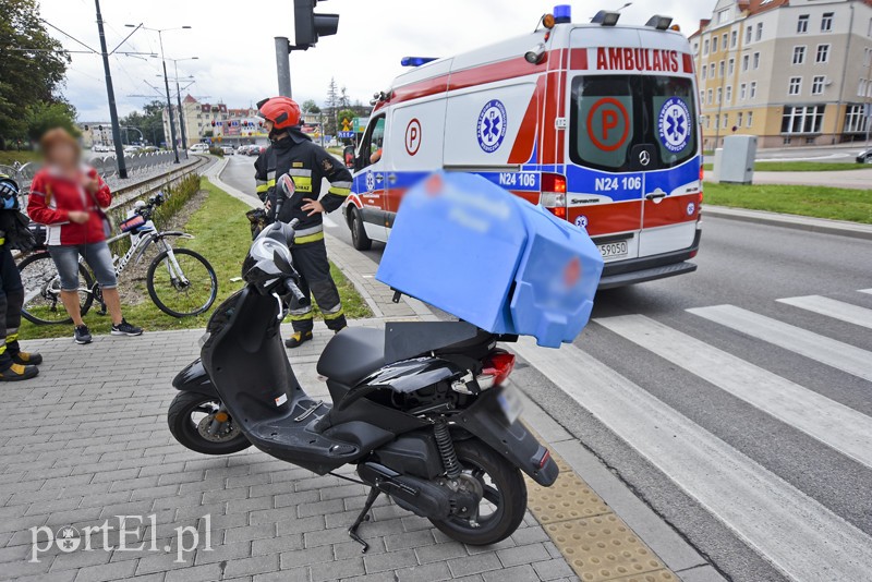 Potrącenie motorowerzysty, sprawca zbiegł zdjęcie nr 183333