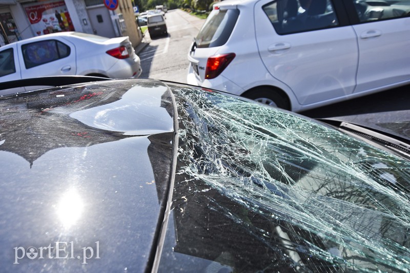 Rowerzysta wjechał wprost pod audi zdjęcie nr 183907