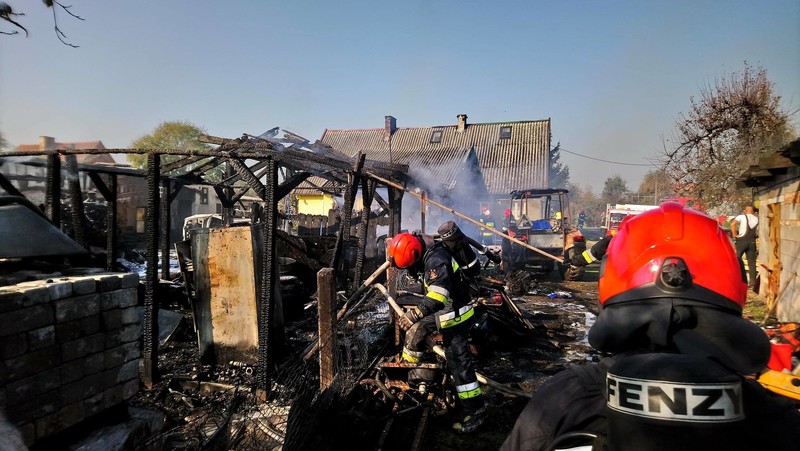 Pożar w Jegłowniku zdjęcie nr 187057