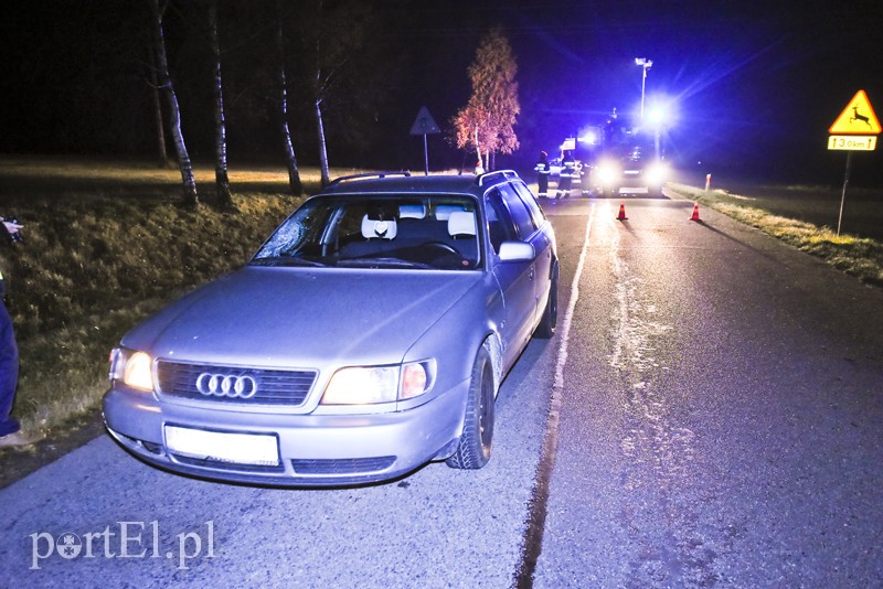 Potrącenie mężczyzny na ciemnej drodze zdjęcie nr 188574