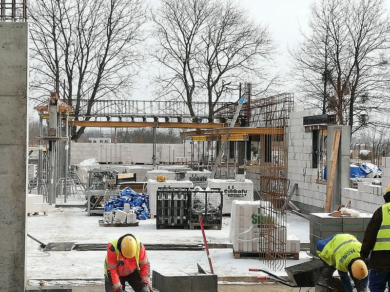 Trwa budowa Centrum Dydaktyki i Symulacji Medycznej w EUH-E zdjęcie nr 193873