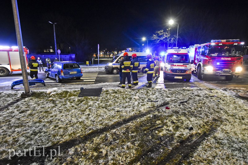 Zderzenie opla z audi na skrzyżowaniu ulic Niskiej i Nowej zdjęcie nr 194115