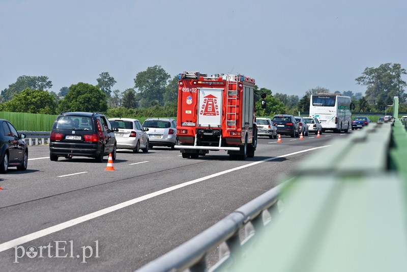 Wypadek motocyklisty na S7 zdjęcie nr 203673