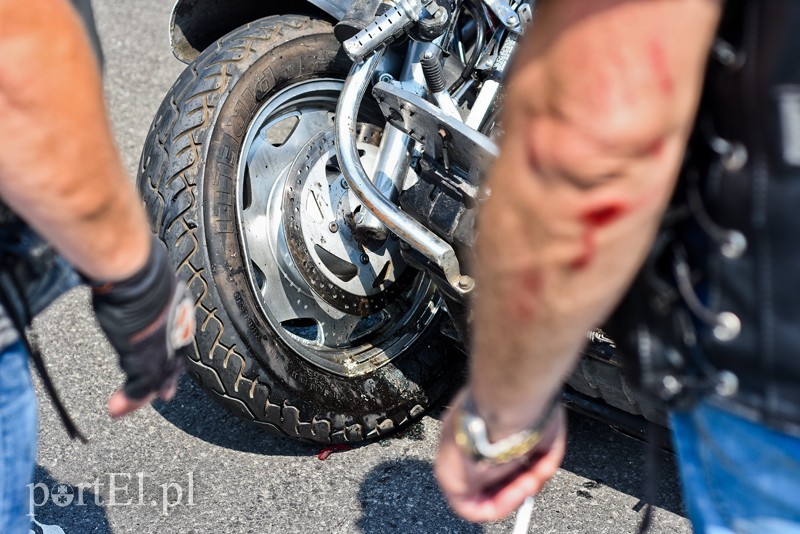 Wypadek motocyklisty na S7 zdjęcie nr 203685