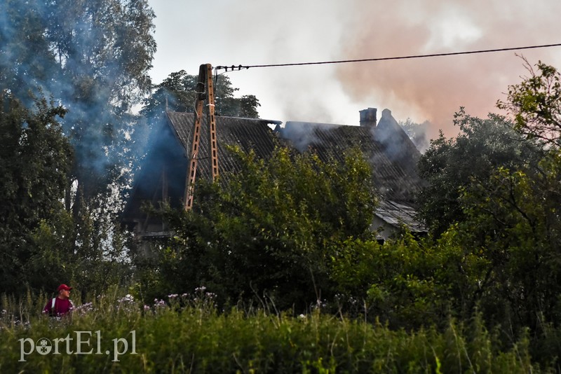 Pożar domu w Karczowiskach Górnych zdjęcie nr 204707