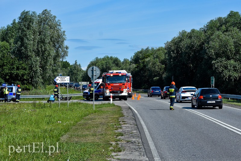 Opel wjechał w kobietę na skuterze zdjęcie nr 205184