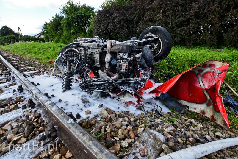 Wjechali pod pociąg, trzy osoby ranne zdjęcie nr 205816