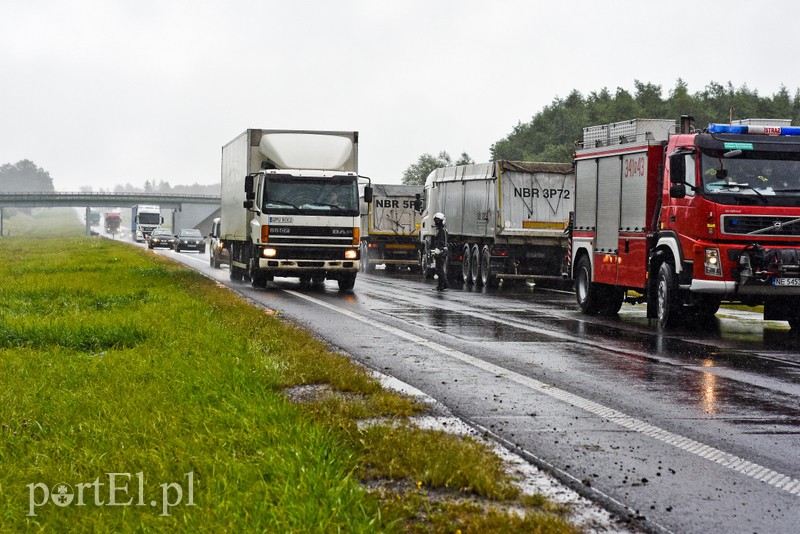 Wpadli w poślizg na ul. Łęczyckiej i na S22 zdjęcie nr 206192