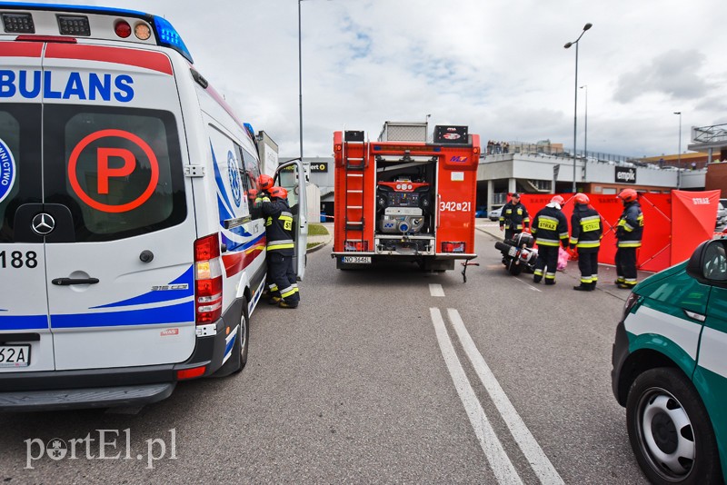 Wypadek motocyklisty na ul.Teatralnej zdjęcie nr 207132