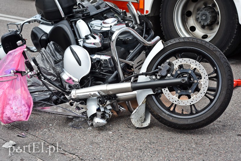 Wypadek motocyklisty na ul.Teatralnej zdjęcie nr 207134
