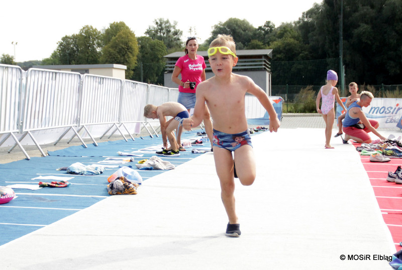 Pływali i biegali w pierwszym elbląskim Aquathlonie zdjęcie nr 209454