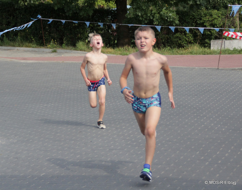 Pływali i biegali w pierwszym elbląskim Aquathlonie zdjęcie nr 209478