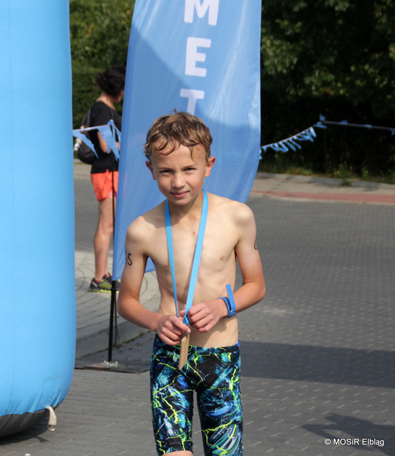 Pływali i biegali w pierwszym elbląskim Aquathlonie zdjęcie nr 209509