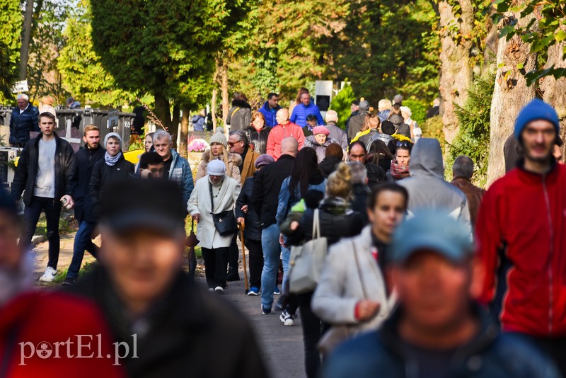 Elblążanie odwiedzają groby bliskich zdjęcie nr 214125