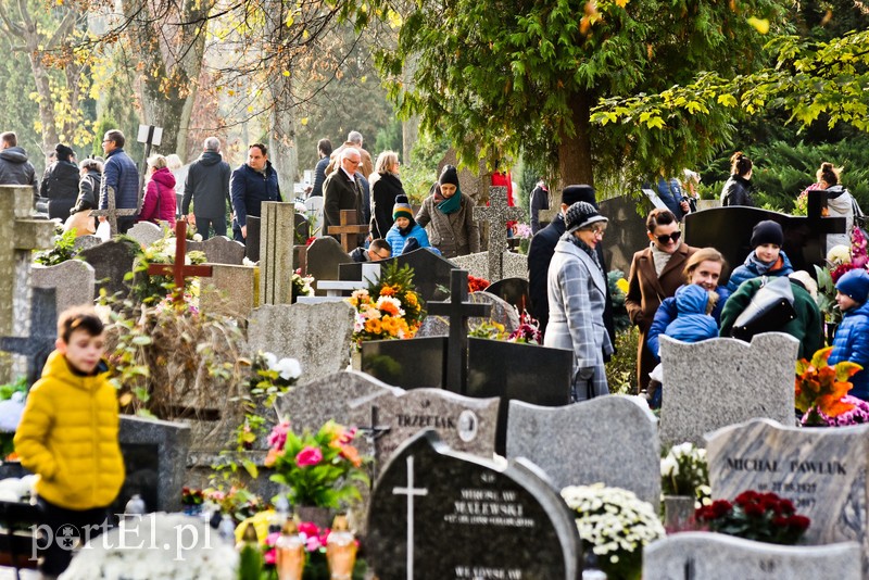 Elblążanie odwiedzają groby bliskich zdjęcie nr 214155