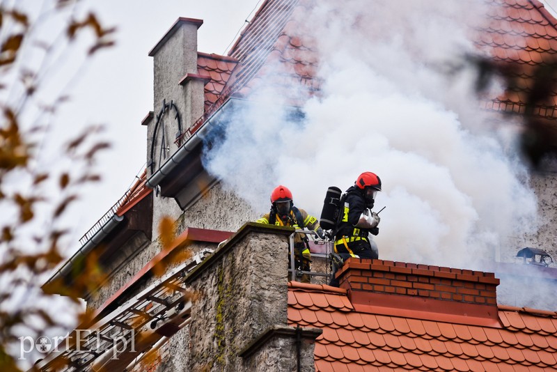 Pożar sadzy w kominie przy ul. Pionierskiej zdjęcie nr 214958