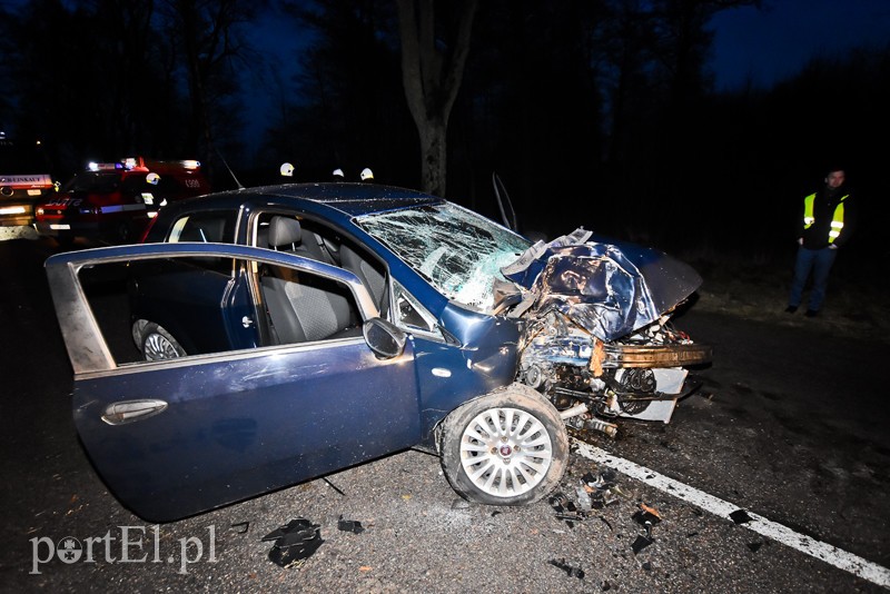 Fiat uderzył w drzewo pod Milejewem zdjęcie nr 216632