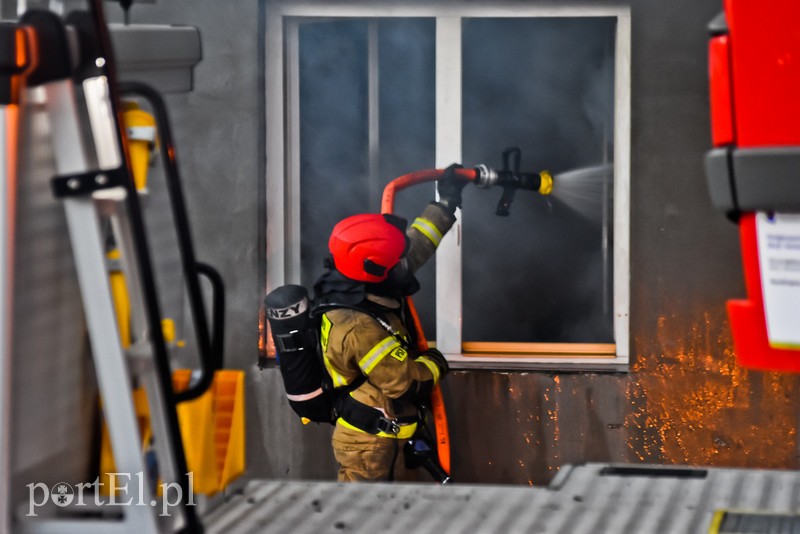 Pali się stolarnia w Dąbrowie, z ogniem walczy około 30 strażaków. zdjęcie nr 220461