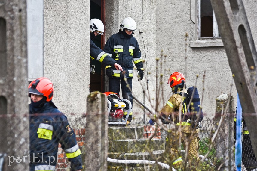 Pożar poddasza ponad 100-letniej kamienicy w Gronowie Elbląskim zdjęcie nr 222057