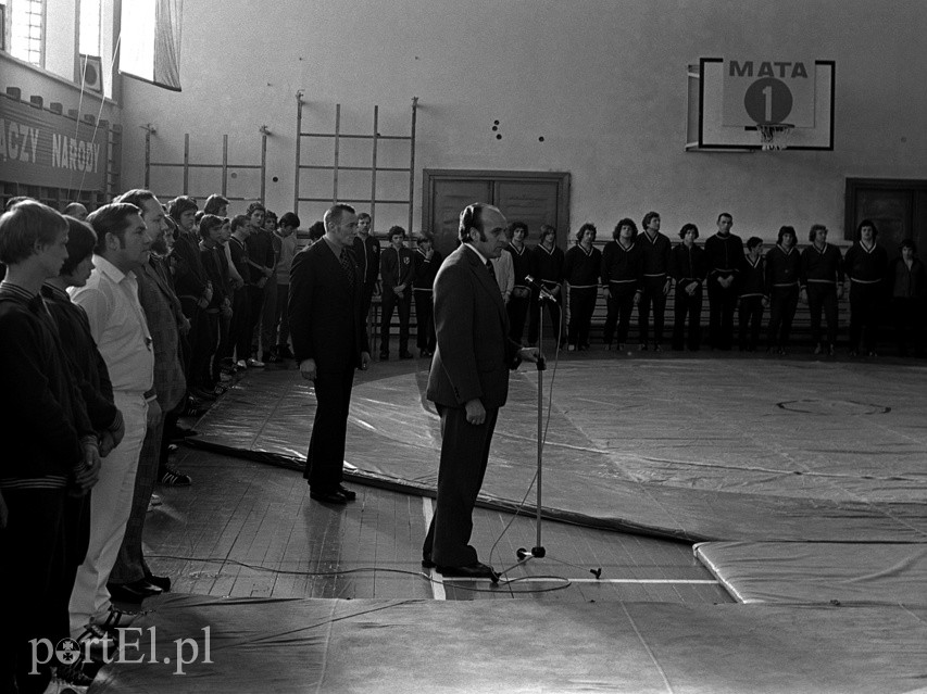 Elbląski sport z lat 70. na zdjęciach Czesława Misiuka: Zapasy zdjęcie nr 222973