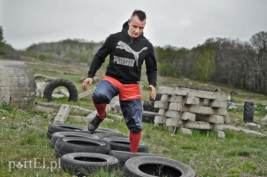 Adrian Durma trenuje na Modrzewinie zdjęcie nr 223341