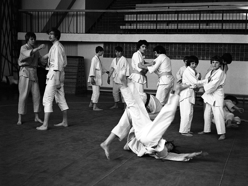 Elbląski sport z lat 70. na zdjęciach Czesława Misiuka: judo zdjęcie nr 223407