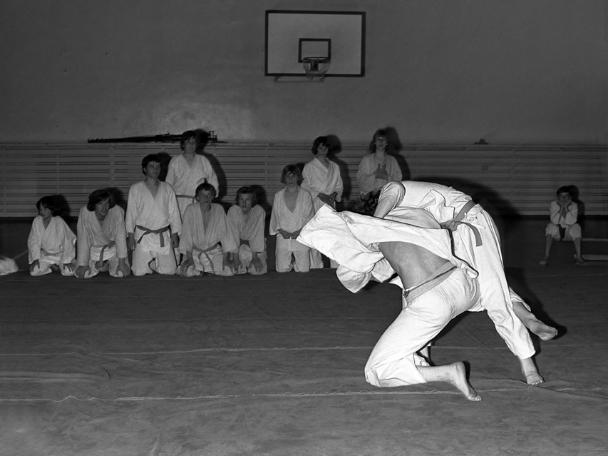 Elbląski sport z lat 70. na zdjęciach Czesława Misiuka: judo zdjęcie nr 223410