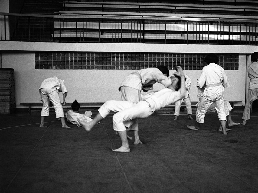 Elbląski sport z lat 70. na zdjęciach Czesława Misiuka: judo zdjęcie nr 223406