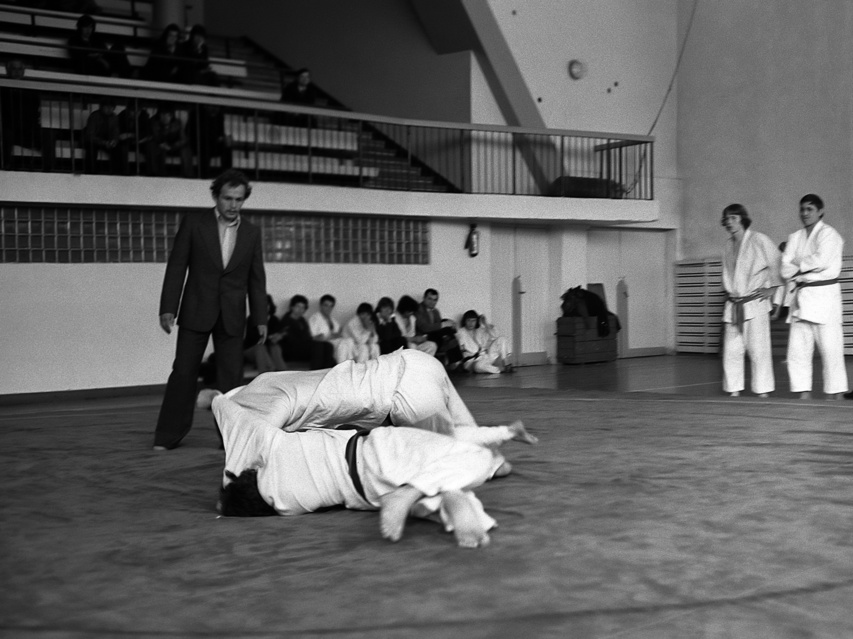 Elbląski sport z lat 70. na zdjęciach Czesława Misiuka: judo zdjęcie nr 223412