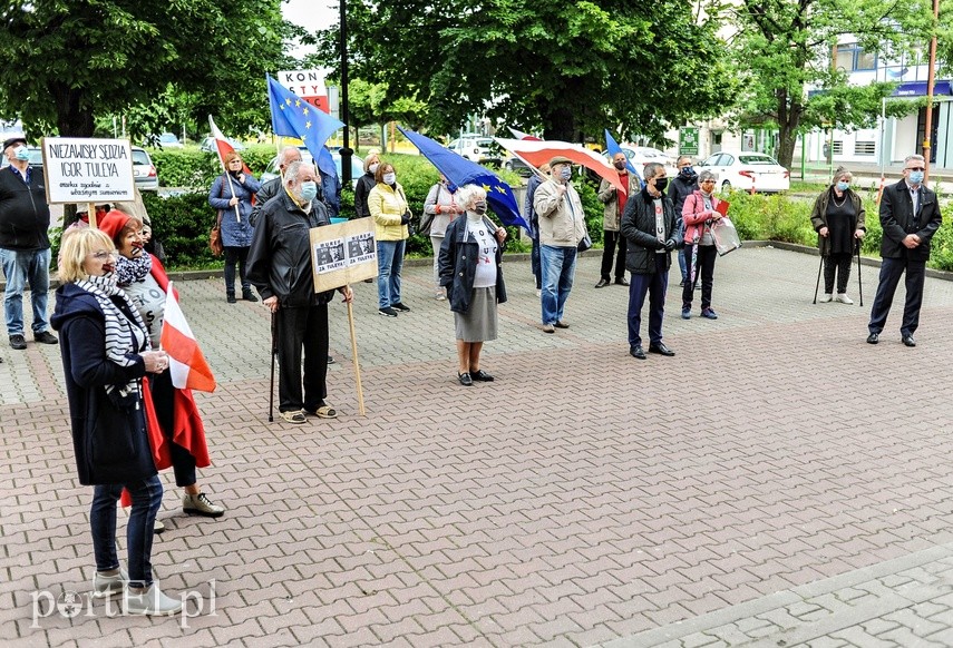 Protestowali w obronie sędziego zdjęcie nr 224641