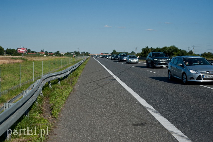 Utrudnienia w ruchu na drodze ekspresowej S7 zdjęcie nr 226754