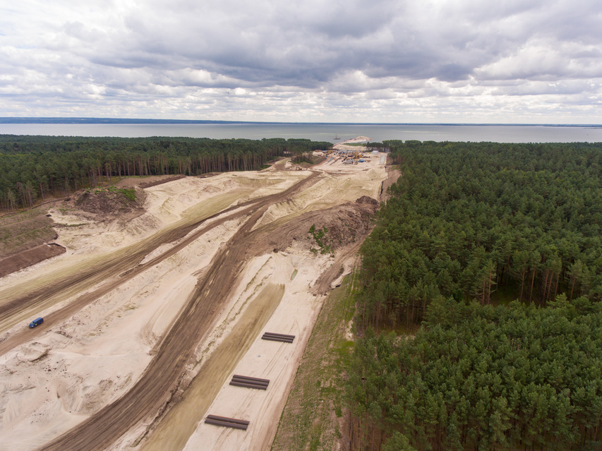 Wyspa już powstaje na Zalewie Wiślanym zdjęcie nr 227213