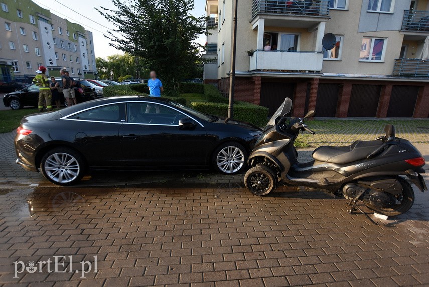 39-latek nie zapanował nad trójkołowcem i uderzył w auto zdjęcie nr 227887