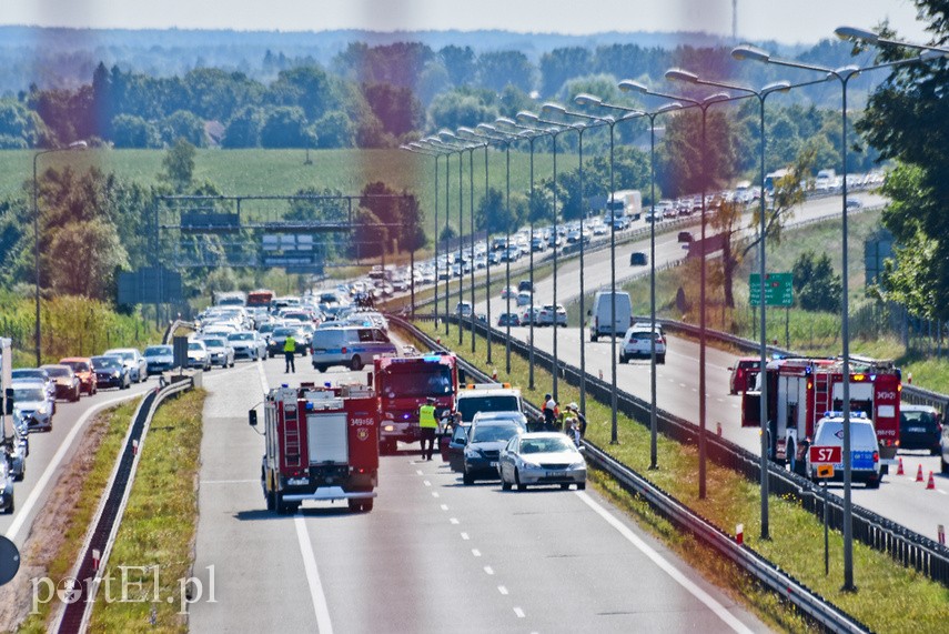 Wypadek na trasie S7. Są utrudnienia w ruchu zdjęcie nr 228152