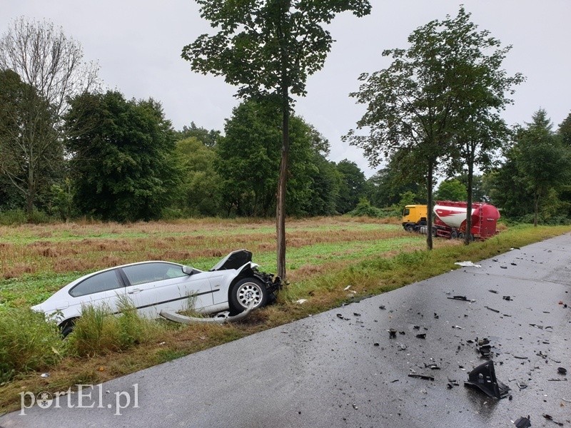 Zderzenie trzech pojazdów w powiecie braniewskim zdjęcie nr 229194