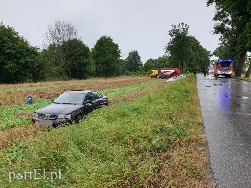 Zderzenie trzech pojazdów w powiecie braniewskim zdjęcie nr 229189