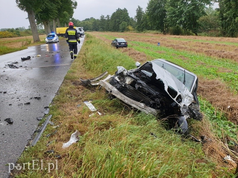 Zderzenie trzech pojazdów w powiecie braniewskim zdjęcie nr 229185