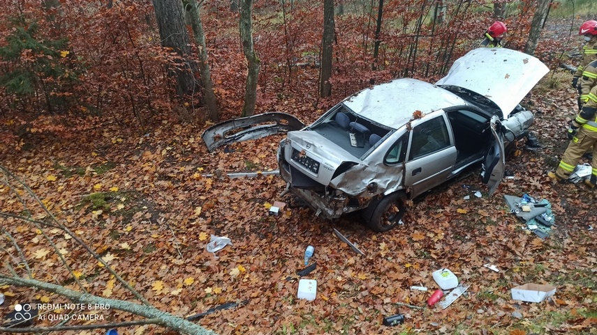 Dachowanie opla na drodze nr 54 zdjęcie nr 232959