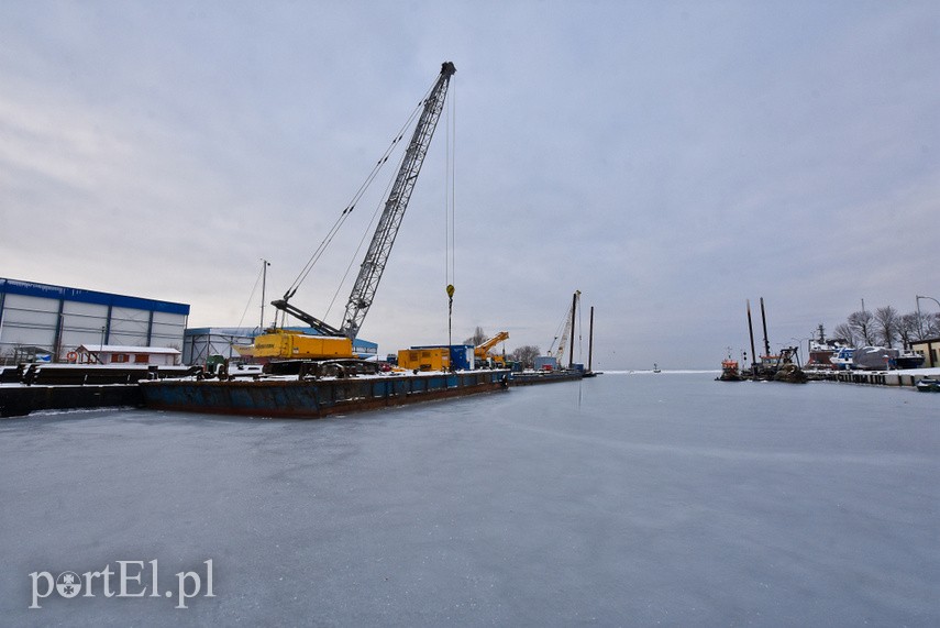 Zamarznięty port w Tolkmicku zdjęcie nr 234820