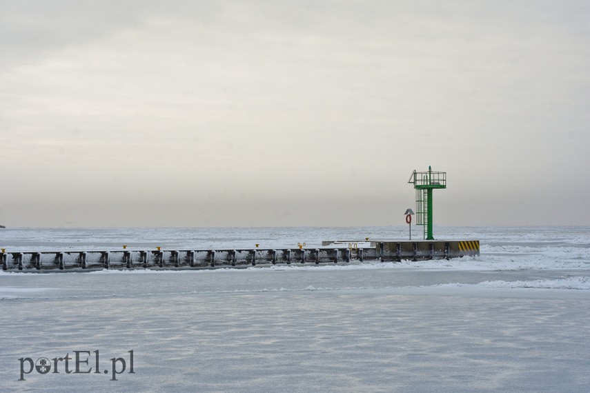 Zamarznięty port w Tolkmicku zdjęcie nr 234828