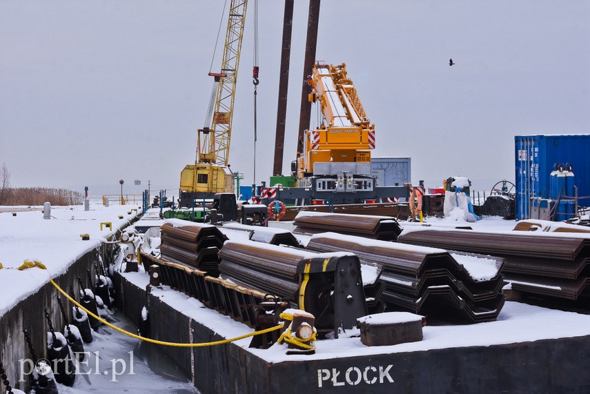 Zamarznięty port w Tolkmicku zdjęcie nr 234835