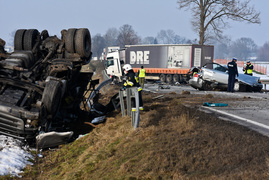 Groźny wypadek w Nowym Dworze Elbląskim