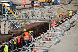 Kanał powstaje zgodnie z planem