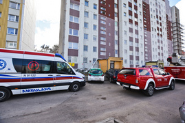 Pożar w bloku przy Andersa, zmarła 71-latka